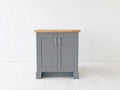 Credenza-legno-massello-80x46x92 cm-grigio-moderno