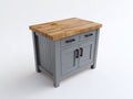 Credenza-legno-massello-88x53x91 cm-grigio-moderno